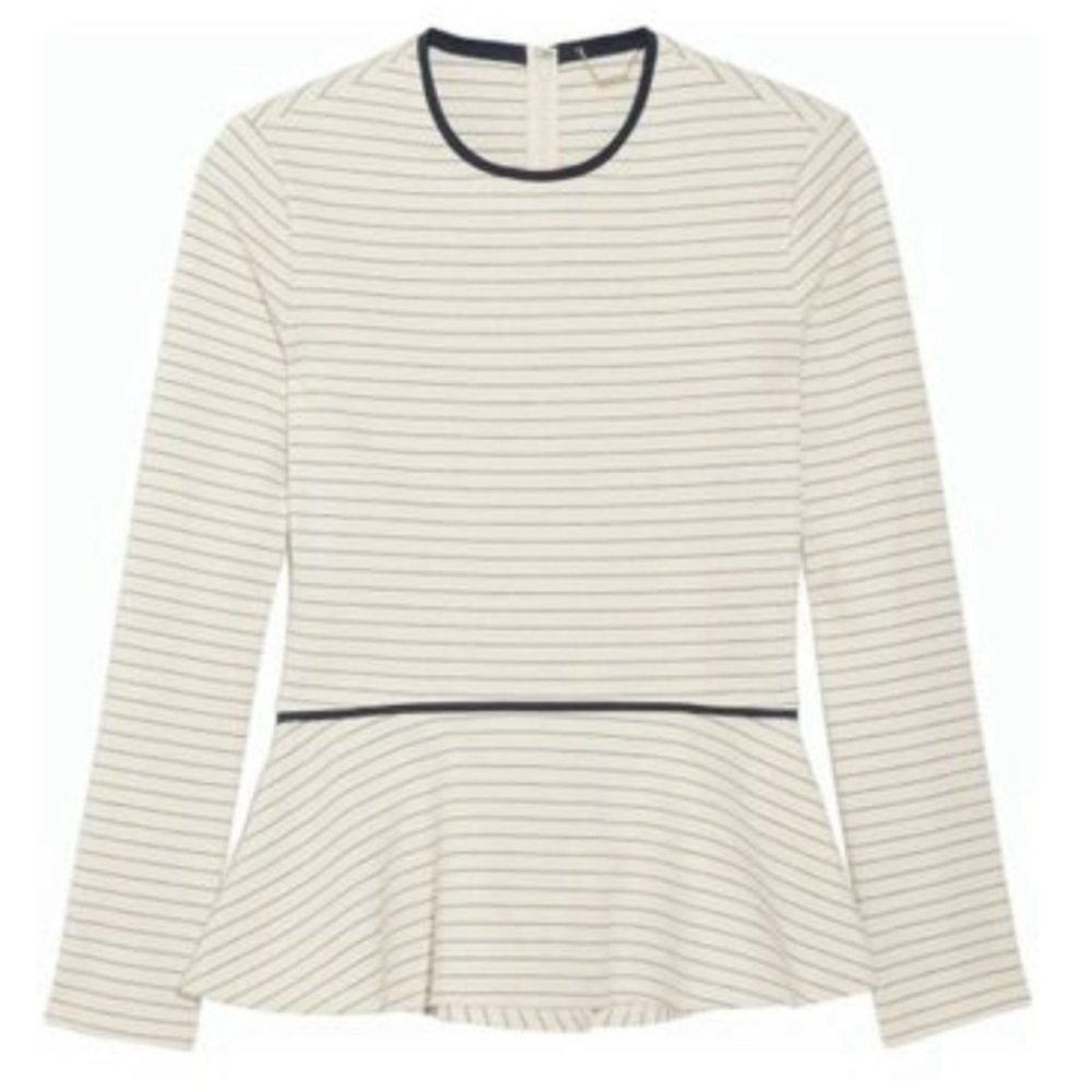 The row sally striped peplum top size s